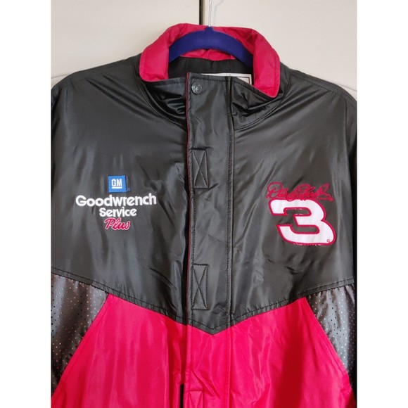 Chase Authentics Dale Earnhardt GM Goodwrench Mens L VTG Jacket Nylon Coat 3 - Picture 2 of 11